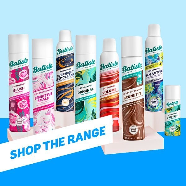 Batiste Sensitive Scalp Fragrance Free Dry Shampoo 200ml