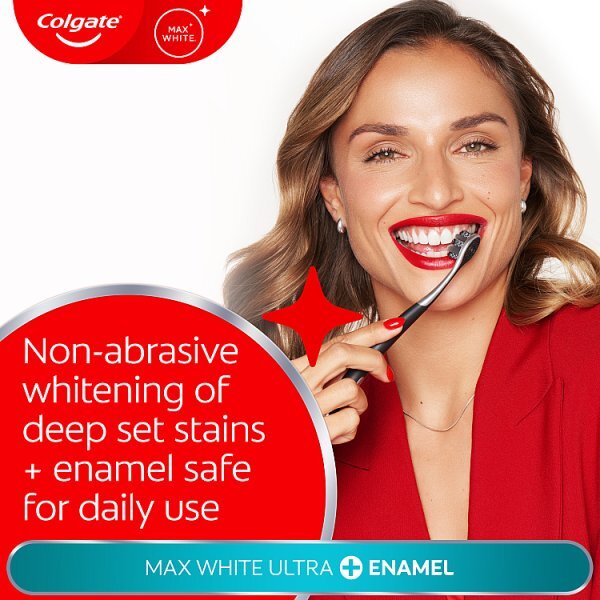 Colgate Max White Ultra+ Enamel Whitening Toothpaste 75ml