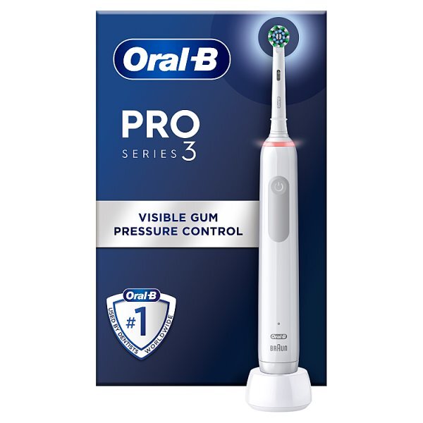 Oral-B Pro 3 3000 Cross Action White Electric Toothbrush