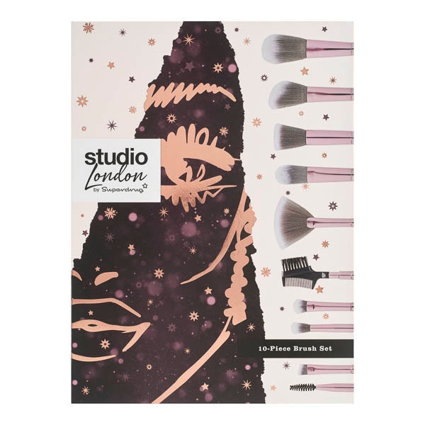 Superdrug Studio London 10 Piece Brush Set