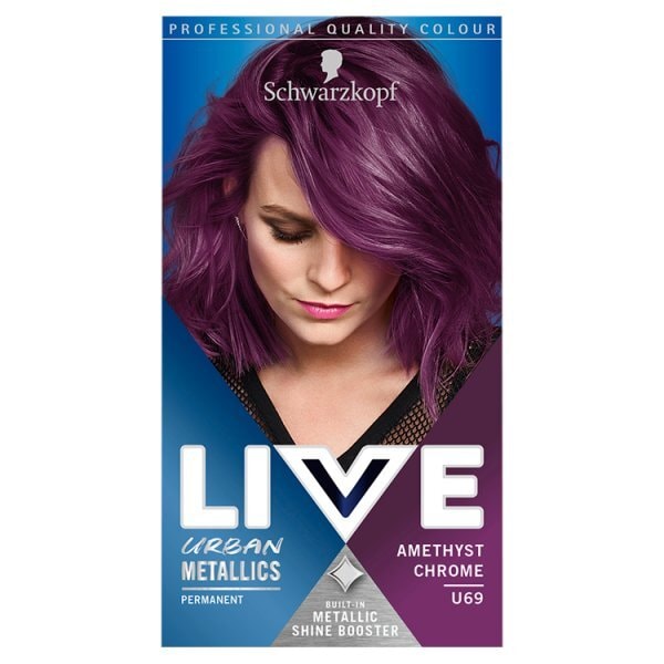 LIVE UrbanMetallics Permanent Purple Hair Dye AmethystChrome