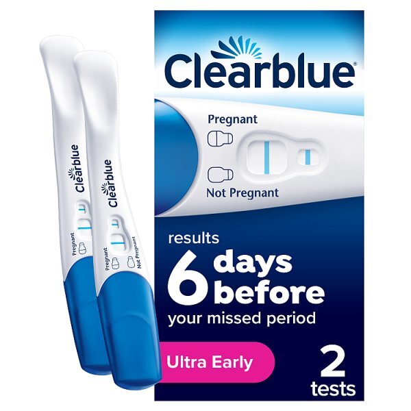 Clearblue Visual Ultra Early Pregnancy Test - 2 Tests