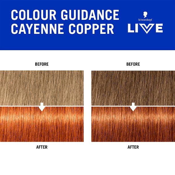 Schwarzkopf LIVE Cayenne Copper Colour & Shine Hair Gloss