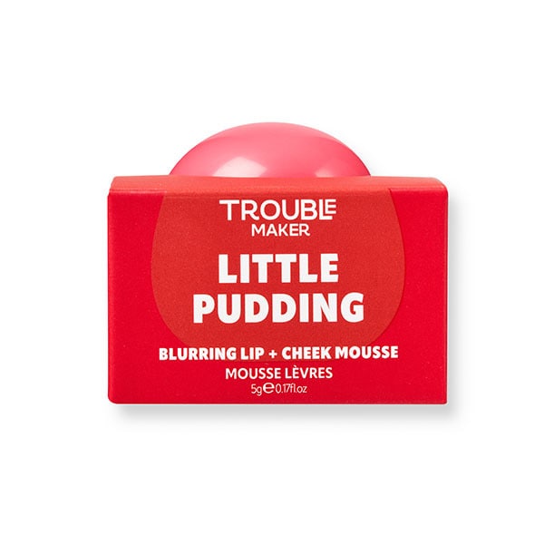 Trouble Maker Little Pudding Blurring Lip + Cheek Mousse Baby Pink