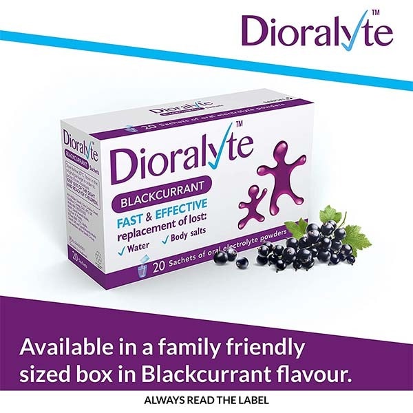 Dioralyte Blackcurrant Rehydration Sachets x20