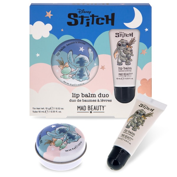 Mad Beauty Disney Stitch Moon & Stars Lip Balm Duo