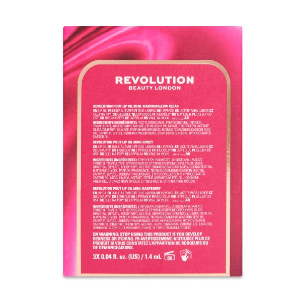 Revolution Juicy Pop Lip Oil Trio