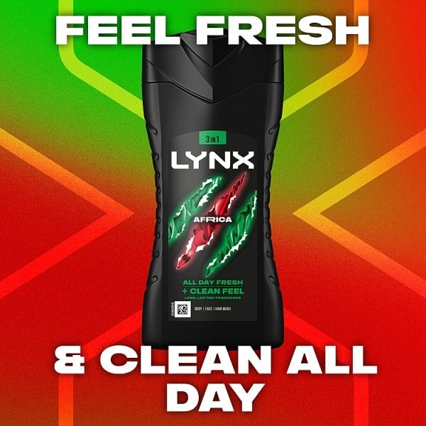 Lynx Bodywash Shower Gel Africa 225ml