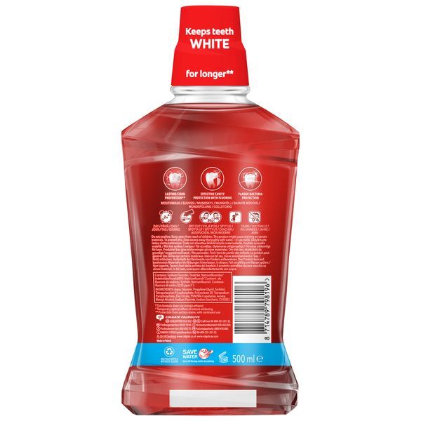 Colgate Max White Expert Whitening Mouthwash 500ml