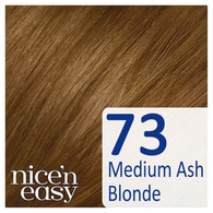Clairol Nice'n Easy No Ammonia Hair Dye, 73 Ash Blonde