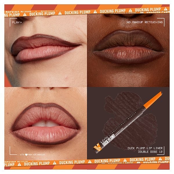NYX Professional Makeup Duck Plump Plumping Lip Liner Double Dose