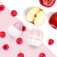 NIVEA Raspberry and Red Apple Pop-Ball Lip Balm 7g