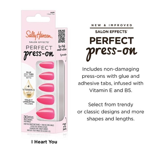 Sally Hansen Salon Effects Perfect Press-On Nails - I Heart You