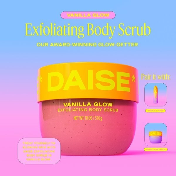 Daise Body Scrub Vanilla 510g