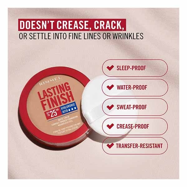 Rimmel Lasting Finish Compact Foundation - 005 Ivory