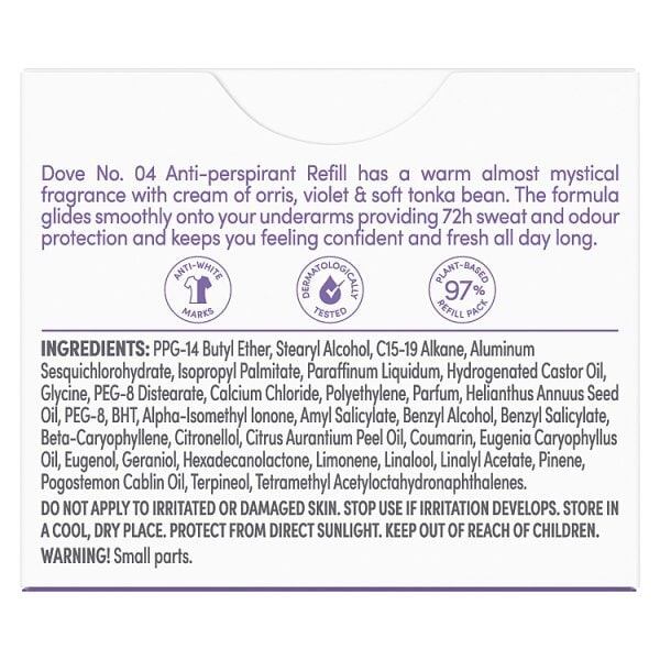 Dove Violet & Tonka Bean Antiperspirant Refill 35ml
