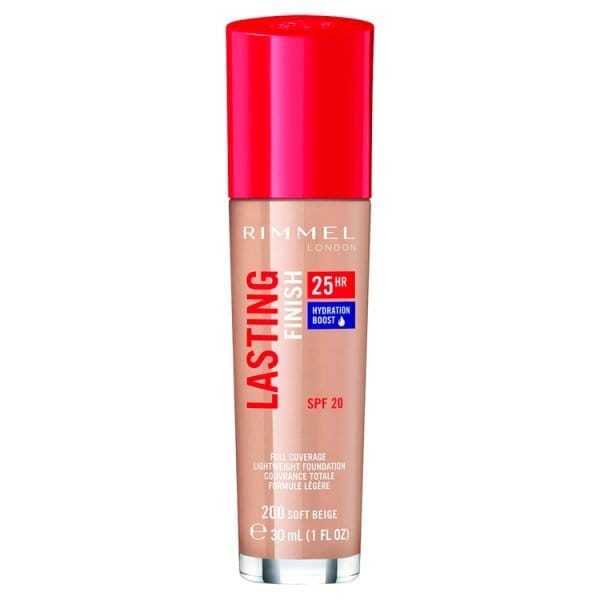 DNR RIMMEL L/FINISH FOUNDATION S/BEIGE 30ML.