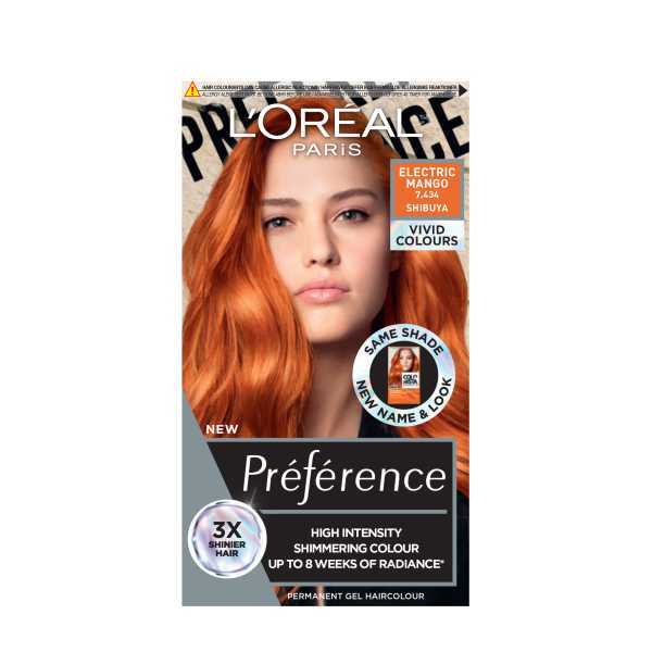 Preference Vivids (Colorista) Hair Dye Electric Mango 7.46