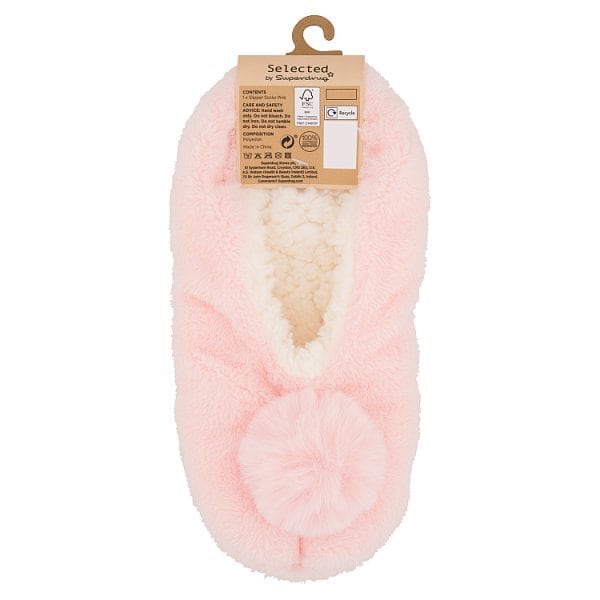 S/D Slipper Socks Pink