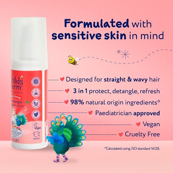 Childs Farm 3 In 1 Hair Detangler Strawberry & Mint 100Ml