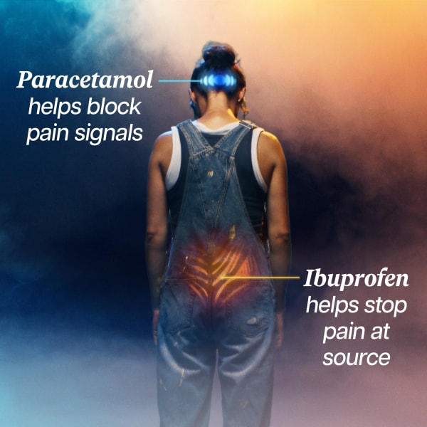 Panacombo Dual Action Paracetamol & Ibuprofen Tablets, 10S