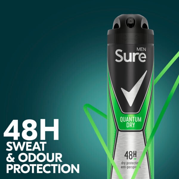 Sure Men Quantum Dry Antiperspirant Deodorant 150ml