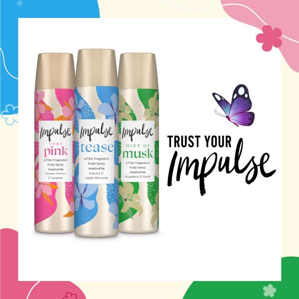 Impulse Body Spray Deodorant Be Surprised 75ml