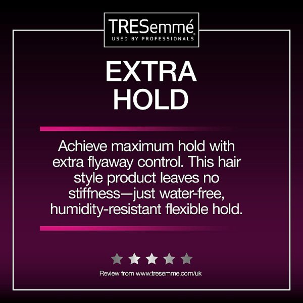 TRESemmé Extra Hold Hairspray 24-Hour Frizz Control 100ml