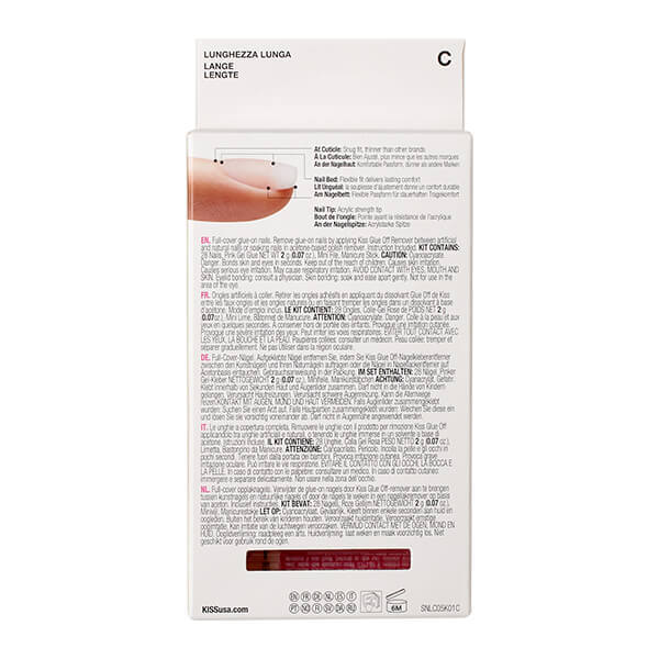 DNR KissAcrylic Natural Nails Strong Enough