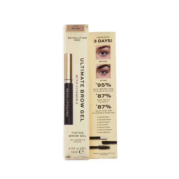 Revolution Pro Ultimate Brow Gel Warm Brown