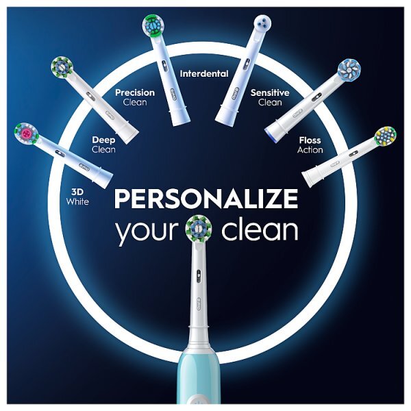 Oral-B Pro 1 Blue Electric Toothbrush + Travel Case