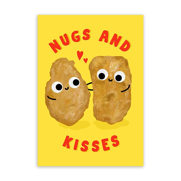 DNRPRICE S&J Labels Nugs And Kisses Valentines Day Card