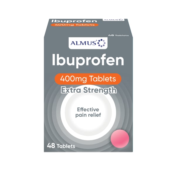 Almus Ibuprofen Tablets 400mg 48s