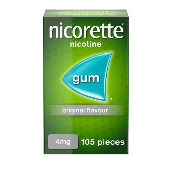 Nicorette® Original 4mg Nicotine Gum 105s (Stop Smoking)