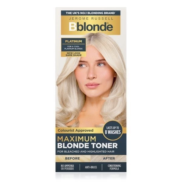 Jerome Russell Bblonde Platinum Blonde Hair Toner