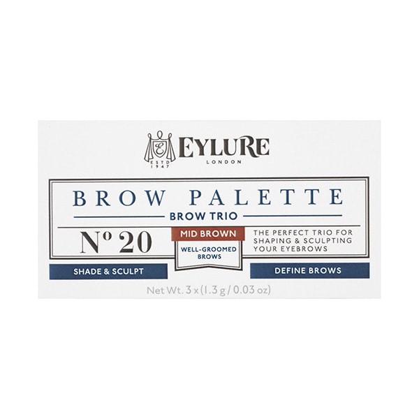 Eylure Brow Palette Brow Trio Mid Brown