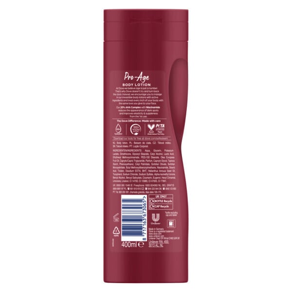 Dove Pro Age Body Lotion Nourishing Body Care 400ml