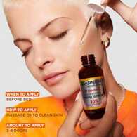 Garnier Night Serum, 10% Pure Vitamin C & Hyaluronic Acid