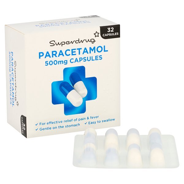 Superdrug Paracetamol Capsules x32