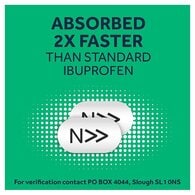 Nurofen Express Ibuprofen 256mg Caplets 16s