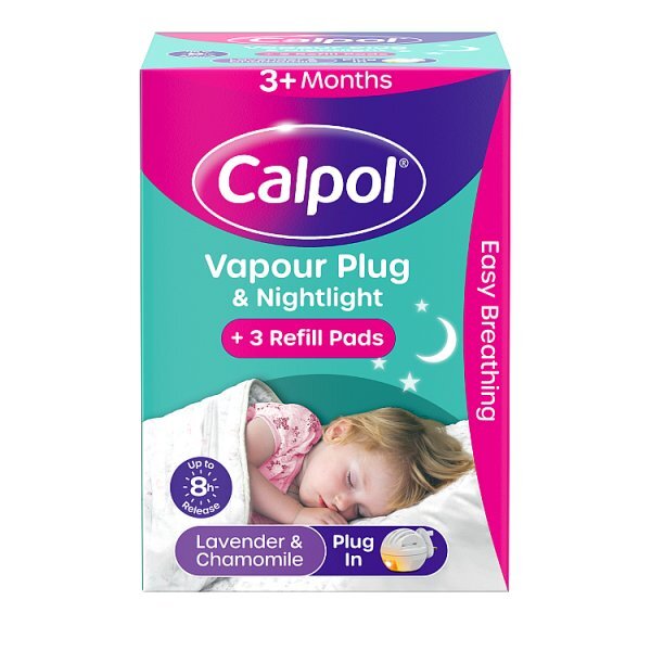 Calpol Vapour Plug & Nightlight with 3 Refill Pads