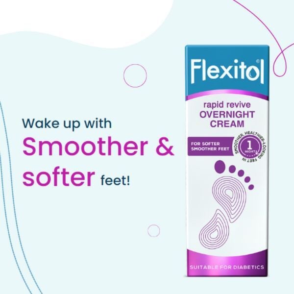 Flexitol Rapid Revive Overnight Cream 50g