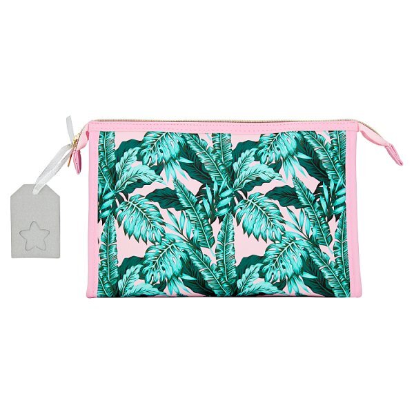 Superdrug Large Toiletry Bag Palms