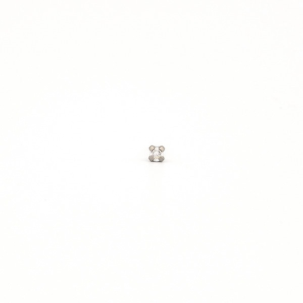 Studex Stainless Steel 2mm CZ Earrings