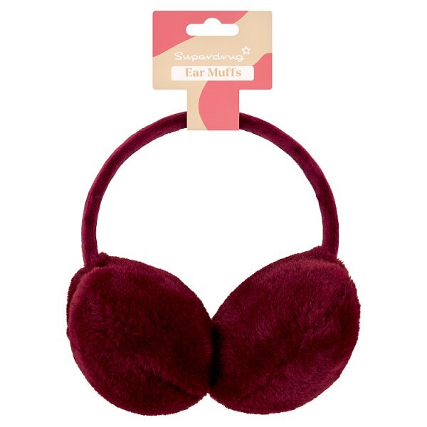 Superdrug Ear Muffs Burgundy