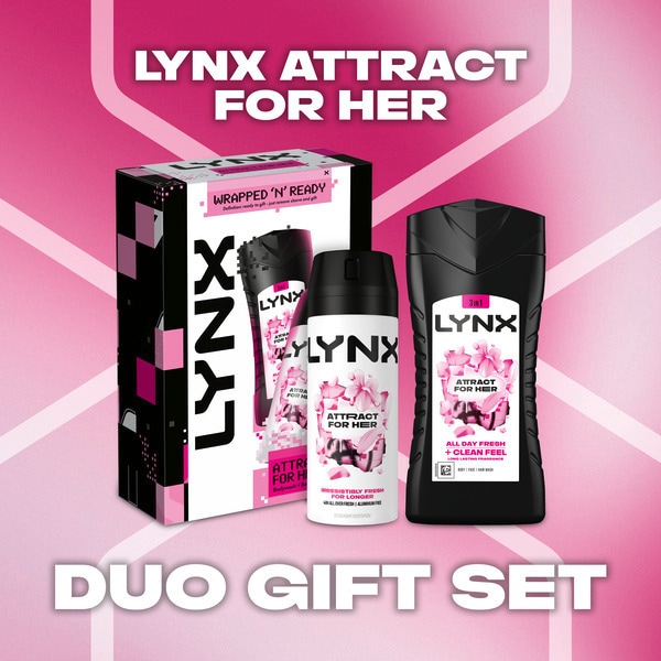 Lynx Attract For Her Body Care Duo Gift Set