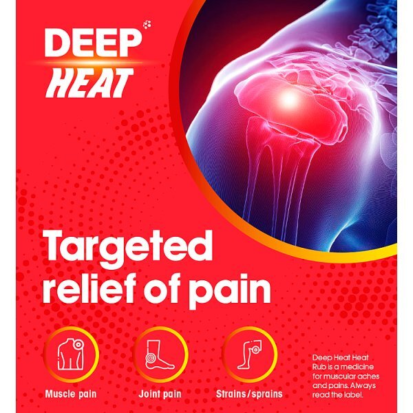 Deep Heat Effective Pain Relief Heat Rub 100g