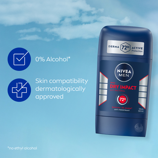 NIVEA MEN Dry Impact Anti-Perspirant Stick 50ml
