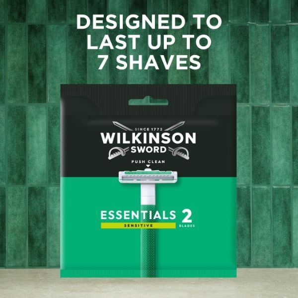 Wilkinson Sword Essentials 2 Men's Disposable Razors 5+2 Pack