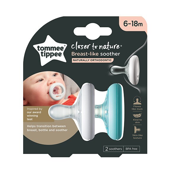 Tommee Tippee Breastlike Soothers 6-18m